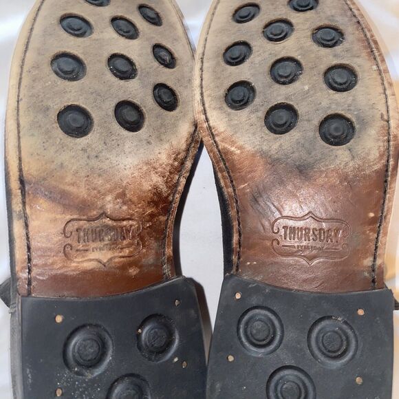 Thursday Boots‎ Cavalier Shadow Gray Brown Men’s Suede Chelsea Boots Size 9 - Picture 8 of 16